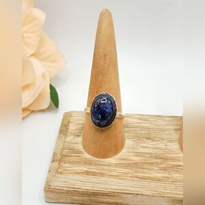 Vintage Silver Lapis lazuli ring